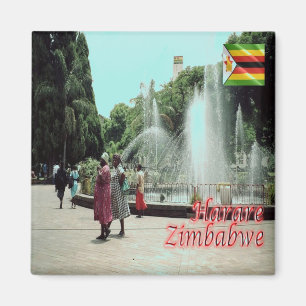 ZW014 HARARE, Zimbabwe, Afrika, Fridge Magnet