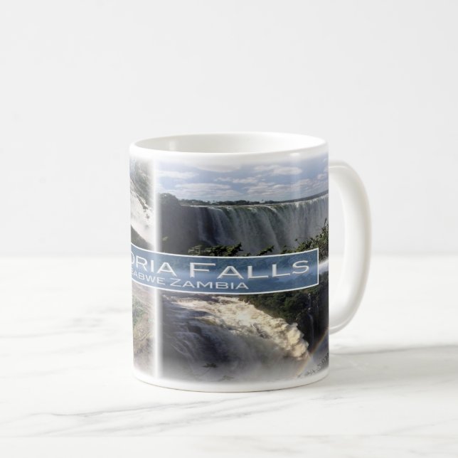 ZW Zimbabwe - Zambia - Victoria Falls - Kaffemugg (Framsida höger)