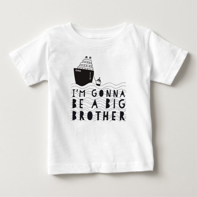 Zwanger: I'm gonna be a big brother T Shirt (Framsida)