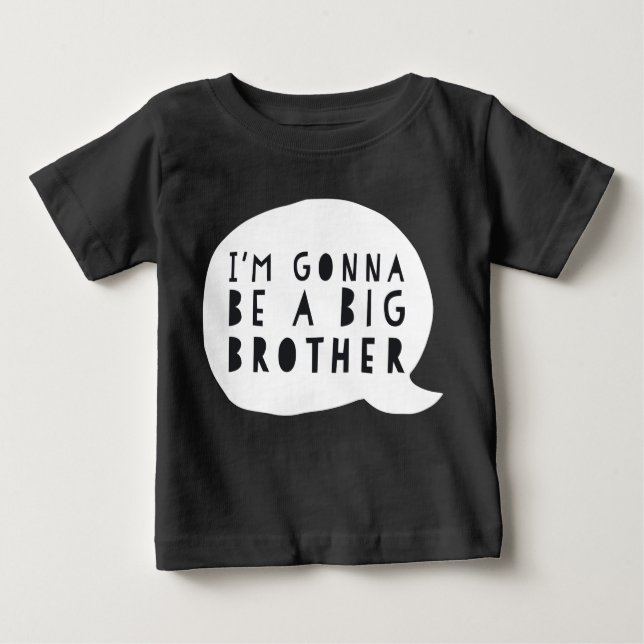 Zwangerschap: I'm gonna be a BIG brother T Shirt (Framsida)