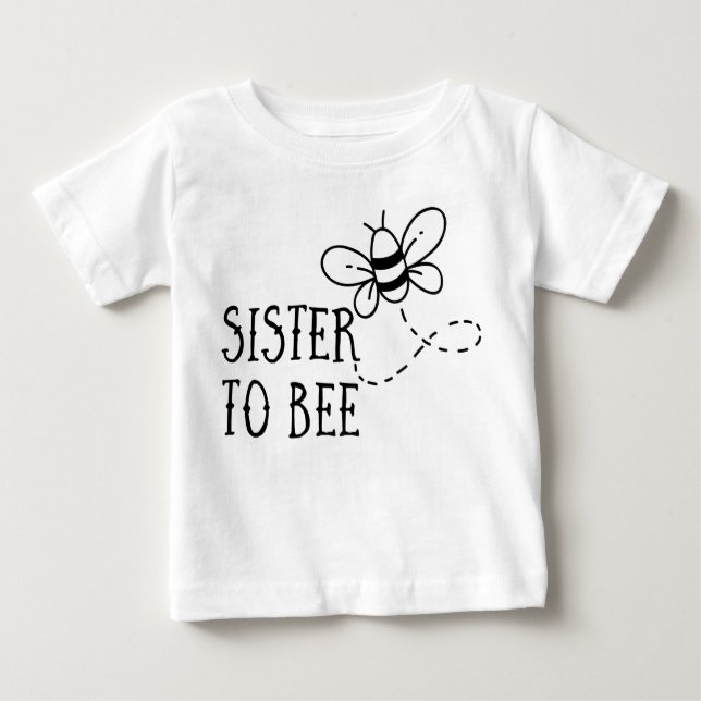 Zwangerschap: Sister to Bee T Shirt (Framsida)