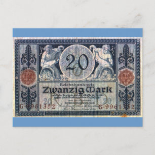 Zwanzig Mark Vykort