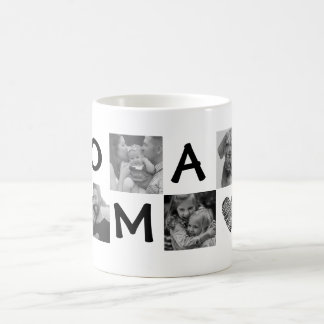 Zwart wit foto mok voor oma of opa kaffemugg
