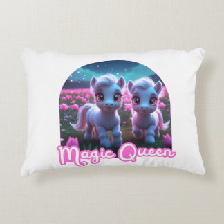 Zwei kleine süße Ponys - Magic Queen Prydnadskudde