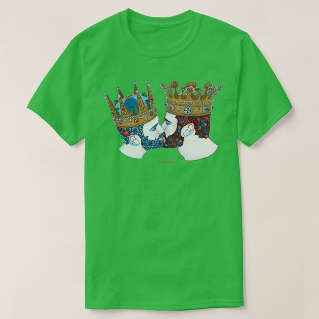 zwei Knigreiche T Shirt (Design framsida)