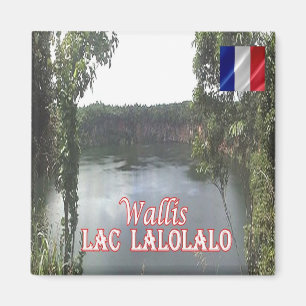 zWF007 LAC LALOLALO, WALLIS OCH FUTUNA, Fridge Magnet