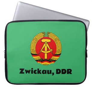 Zwickau, Tyskland - Retro Öster German (DDR, GDR) Laptop Fodral