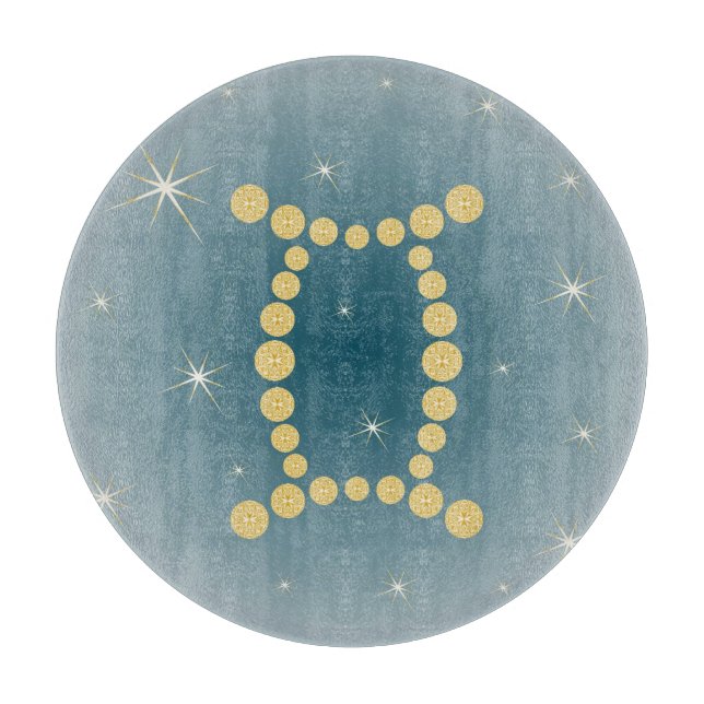 Zwillinge 21. Mai bis 21. Juni Glasbrett (Framsidan)