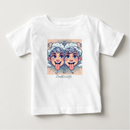 Zwillinge Kunst Einzigartiges Design T Shirt