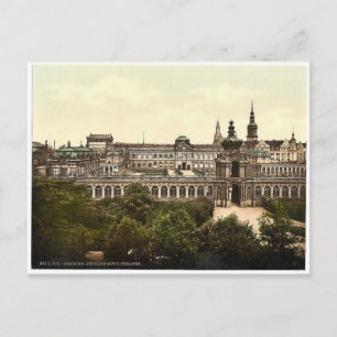 Zwinger och teatern, Altstadt, Dresden, Sachsen Vykort