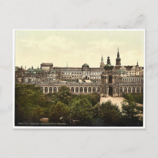 Zwinger och teatern, Altstadt, Dresden, Sachsen Vykort