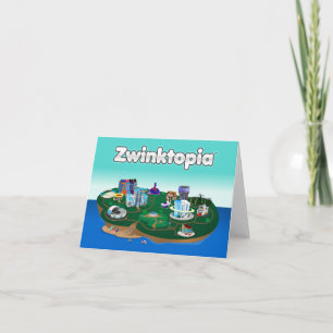 Zwinktopia-anteckningskort Kort