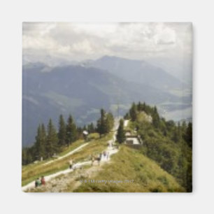 zwoelferhorn wolfgangsee, salzburg, salzburger 3 magnet
