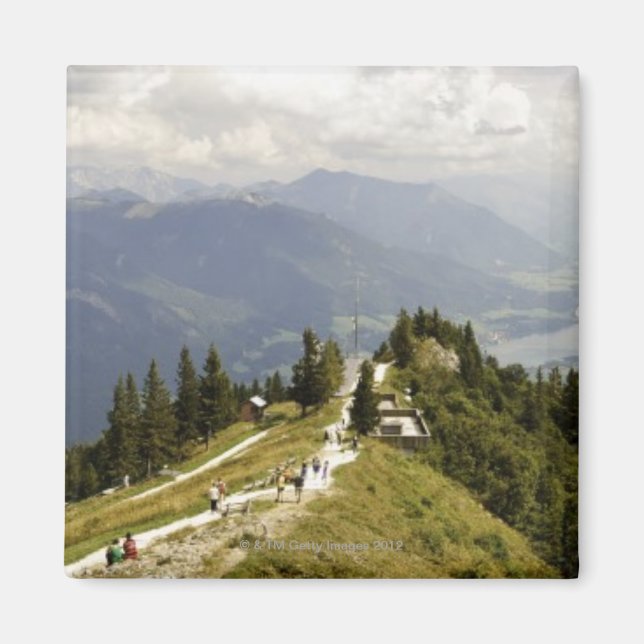 zwoelferhorn, wolfgangsee, salzburg,salzburger 3 magnet (Framsidan)