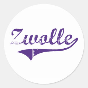 Zwolle Louisiana klassikerdesign Runt Klistermärke