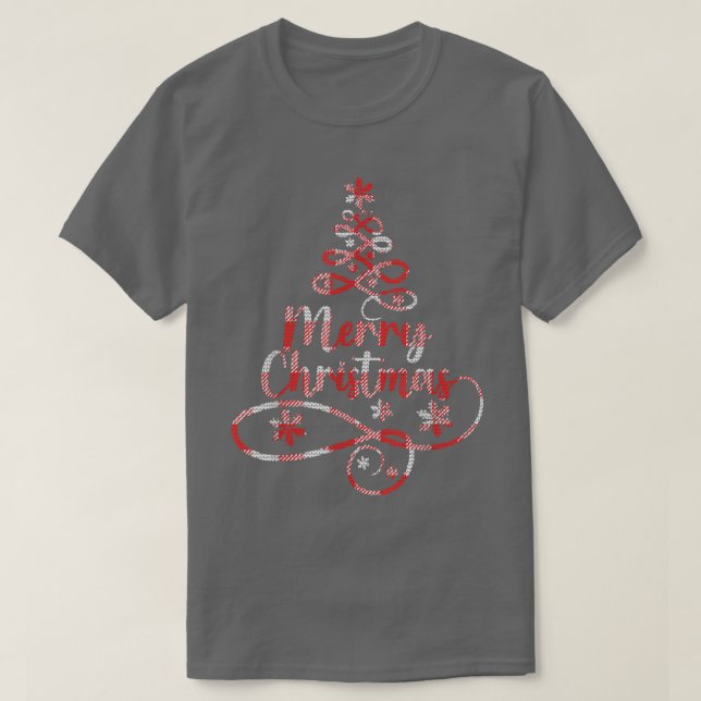 zWX8 Julgran God jul, jul Vibes Dec T Shirt (Design framsida)