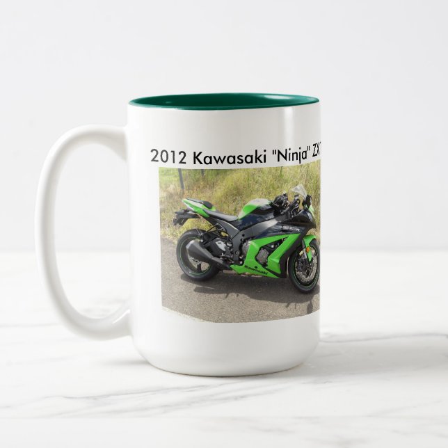 ZX10R-Wheelie förgångna Gixxer Två-Tonad Mugg (Vänster)