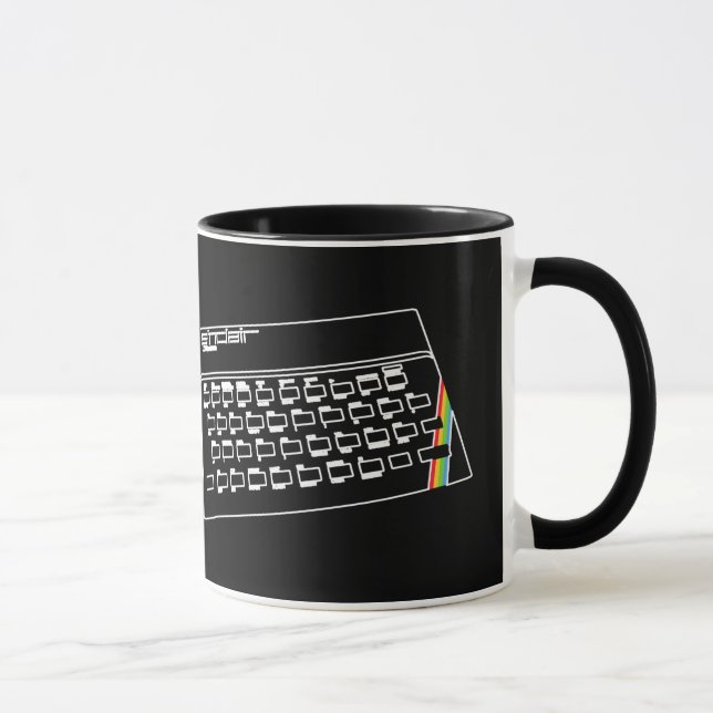 ZX-spektrumlinjekonst Mugg (Höger)