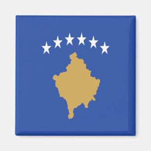 zXK001 KOSOVAR FLAGGA KOSOVO, Europa, Fridge Magne Magnet