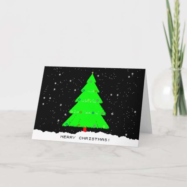 ZXSpectrum Christmas. Helgkort (Framsida)