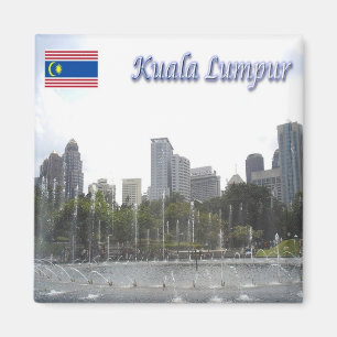 ZY012 CITY CENTER PARK Kuala Lumpur, Malaysia Magnet