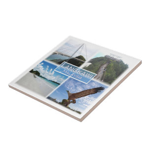 ZY015 Kedah-stranden, LANGKAWI, Malaysia Kakelplatta