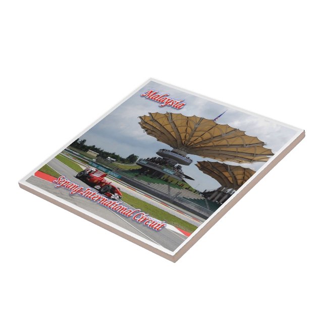 ZY017 SEPANG Internationell Circuit, Malaysia Kakelplatta (Sidan)