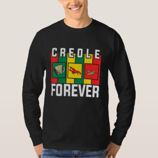 Zydeco Creole Forever Fan av Zydeco-musik och fest T Shirt