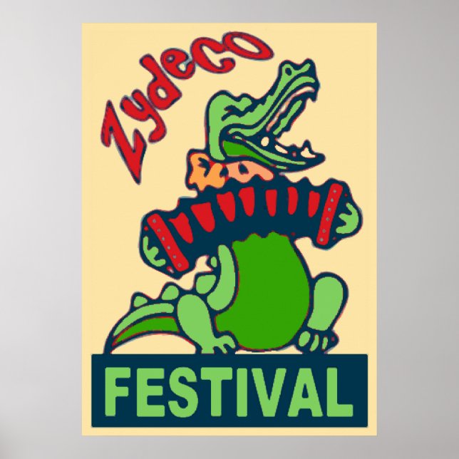 Zydeco Festival Poster (Framsidan)