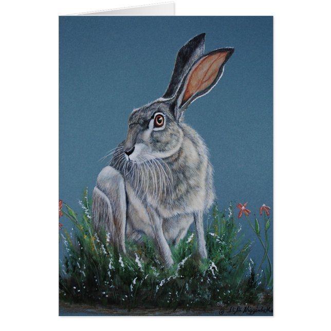 Zydeco jackkanin hälsningskort (Framsidan)