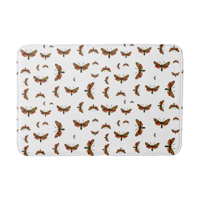 Zygaena carniolica - Crepuscular Burnet Moth Badrumsmatta (Framsidan)