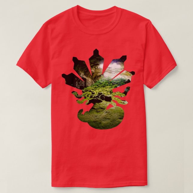 Zygarde använd kamouflage  t shirt (Design framsida)