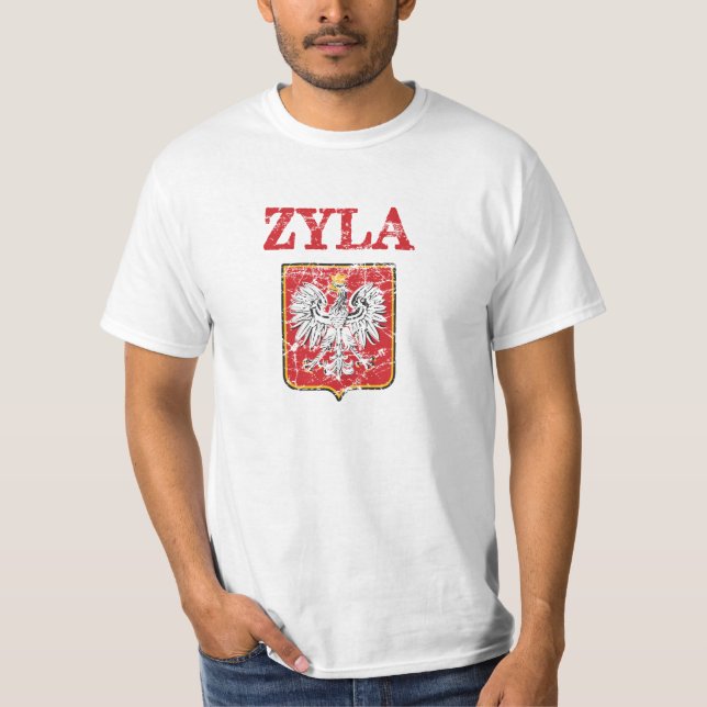 Zyla efternamn tee shirt (Framsida)