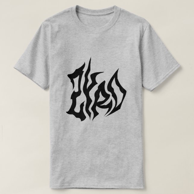 Zyro Dark Gothic Style T-Shirt (Design framsida)