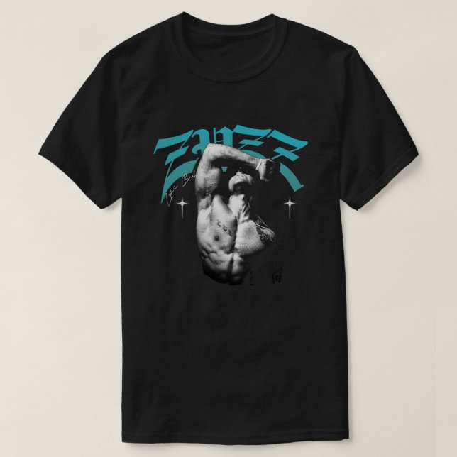 Zyzz Aesthetic Tribute T Shirt (Design framsida)