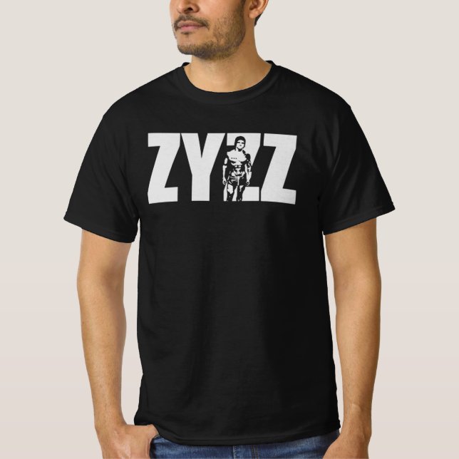 Zyzz konquer-logotyp t shirt (Framsida)