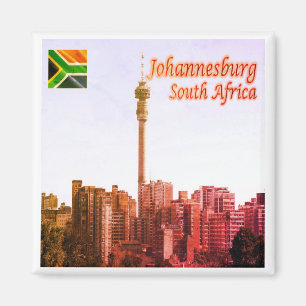 zZA016 JOHANNESBURG, Hillbrow, South Afrika, Fridg Magnet
