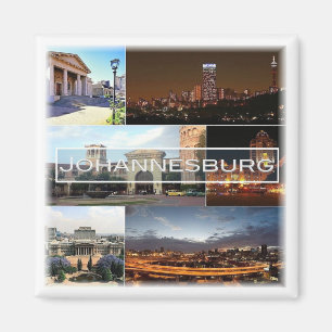 zZA028 JOHANNESBURG, Mosaic, South Afrika, Fridge Magnet