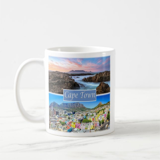 zZA033 CAPE TOWN ,South Africa, Kaffemugg (Vänster)