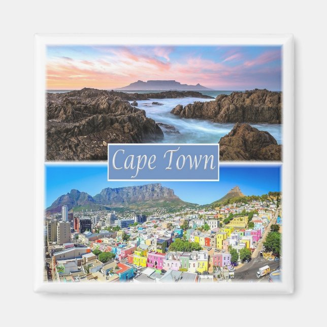 zZA033 CAPE TOWN ,South Afrika, Fridge Magnet (Framsidan)