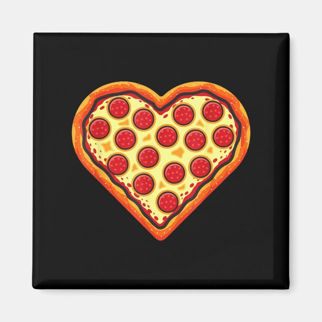 Zza Heart Cute Valentines Day Funny Heart Shaped Z Magnet (Framsidan)
