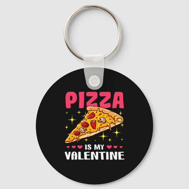 Zza Is My Valentine Valentines Day  Nyckelring (Framsida)