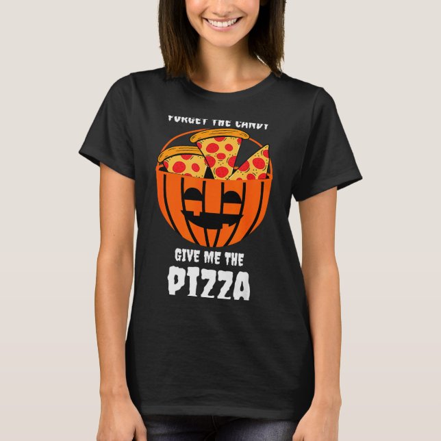 Zza Pumpkin Jackolantern Costume Easy Halloween  T Shirt (Framsida)