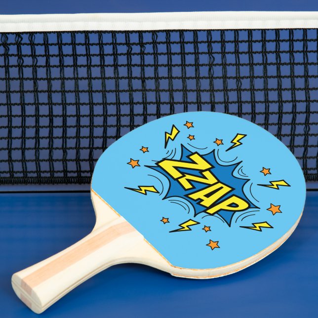 Zzap Tecknad Bubble Ping Pong Paddle Pingisracket (Insitu)