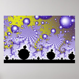 ZZiegler Fractal med hög upplösning Poster första 