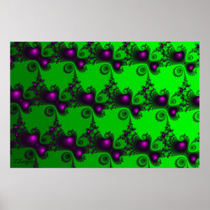 ZZiegler Fractal med hög upplösning Poster första 