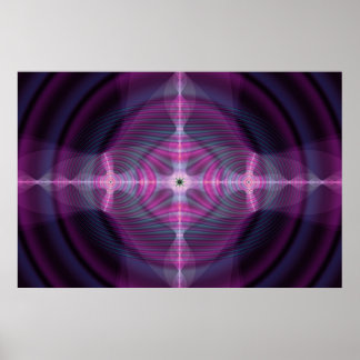 ZZiegler Fractal med hög upplösning Poster första