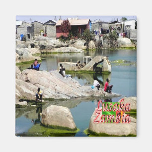 zZM005 LUSAKA, Zambia, Afrika, Fridge Magnet