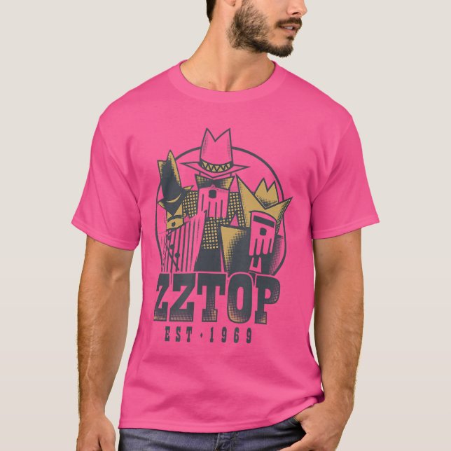 ZZopres Hombresour vän retro T Shirt (Framsida)