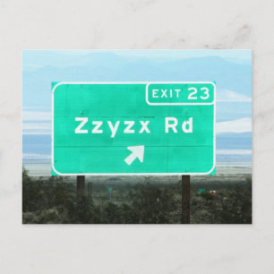 Zzyzx Rd.Exit Vykort